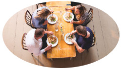 Bij Alpha gezellig eten